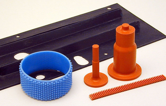 Compression moulded parts