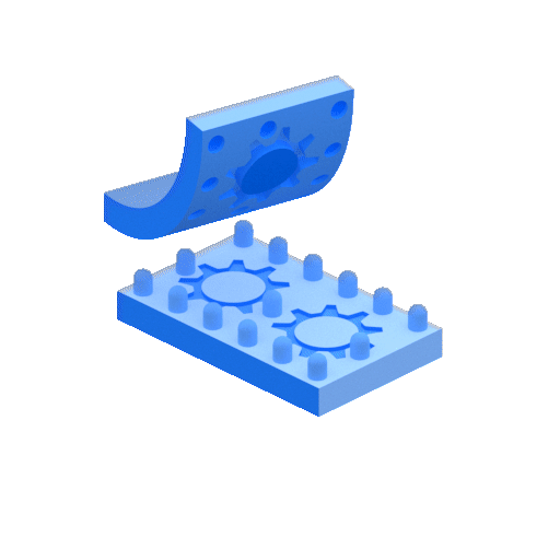 Vacuum casting process animation