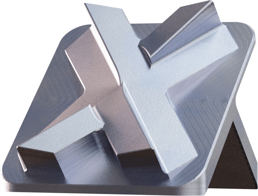 Zinc plating (3D render)