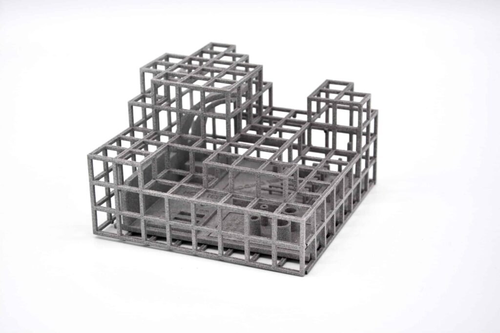 Complex 3D printed part via MJF