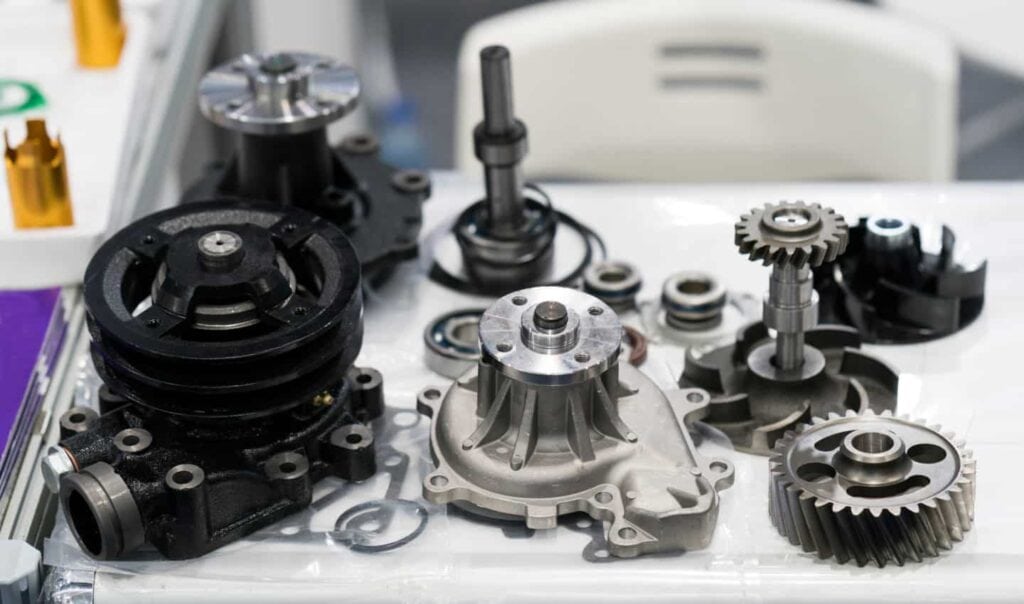 Die cast parts with complex shape and for the automotive industry