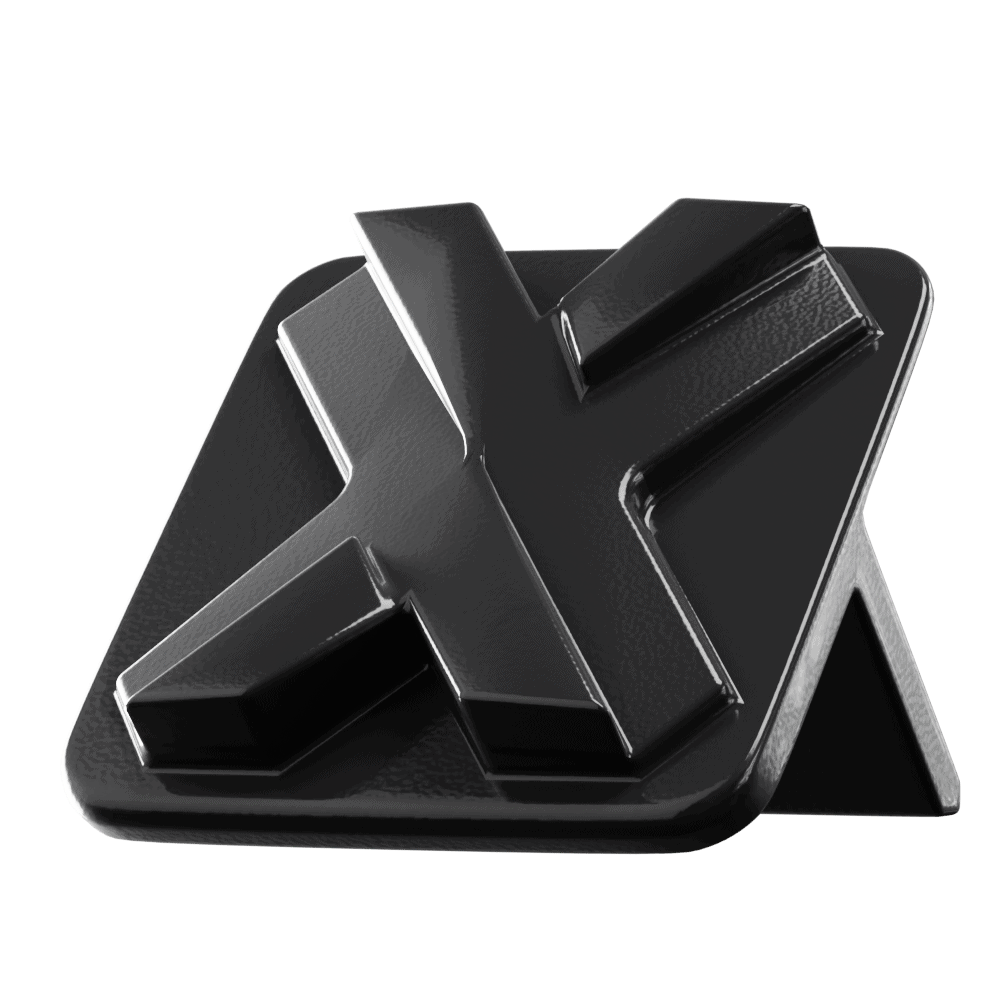 Powder Coating Black (3D Render)