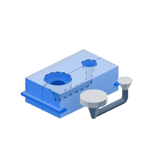 Die casting icon animation