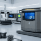 An industrial HP Multi Jet Fusion (MJF) 3D printing machine.