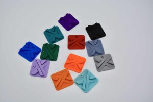 Colored 3D printed parts