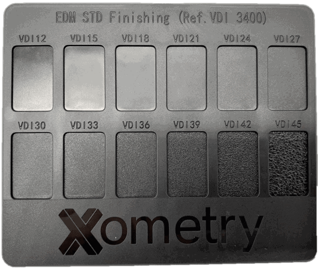 Injection moulding VDI surface finishes