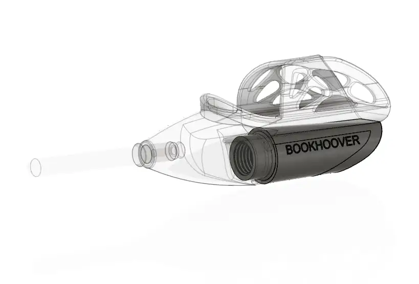 3D model of the Bookhoover © Bookhoover