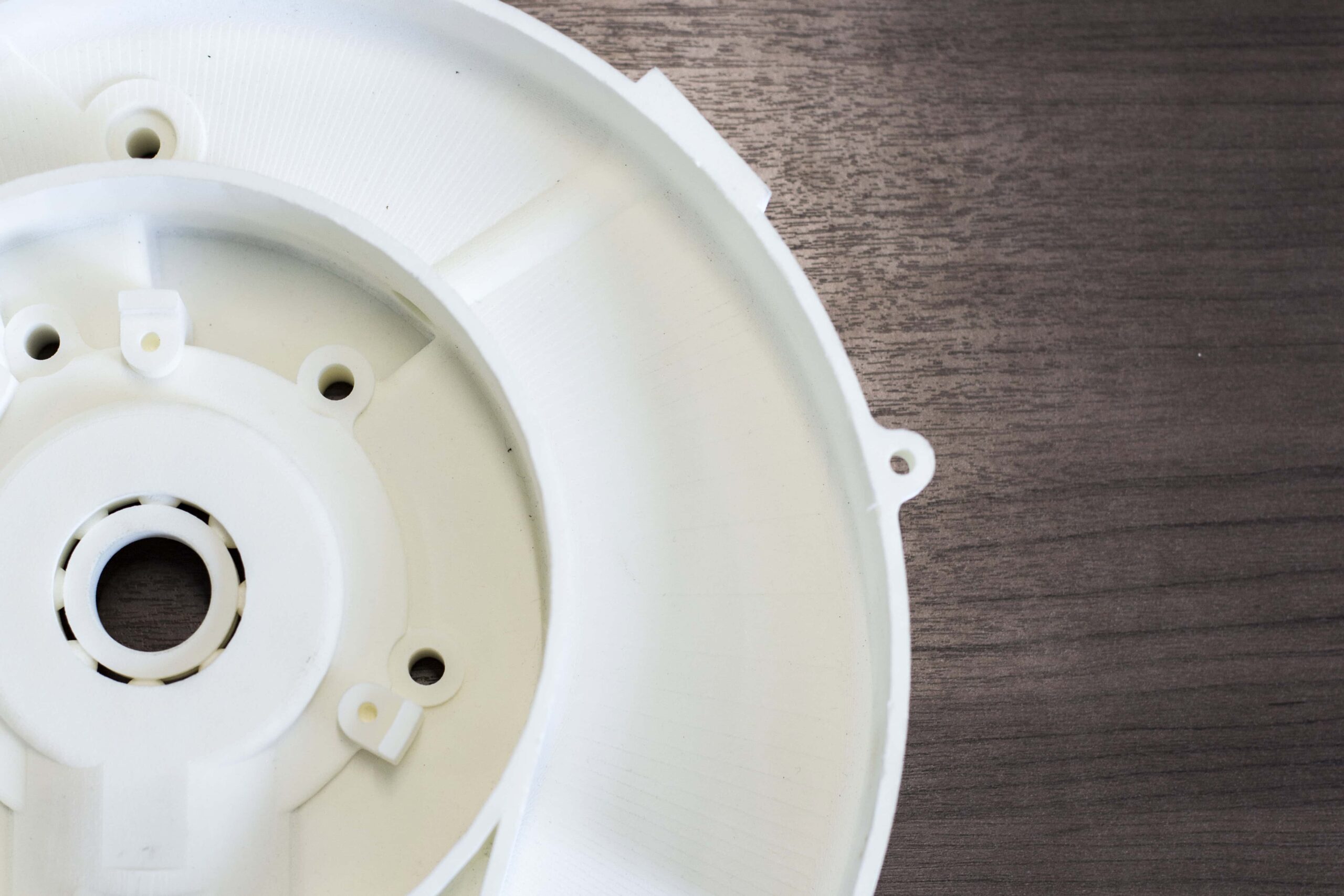 Engine casing printed with SLS