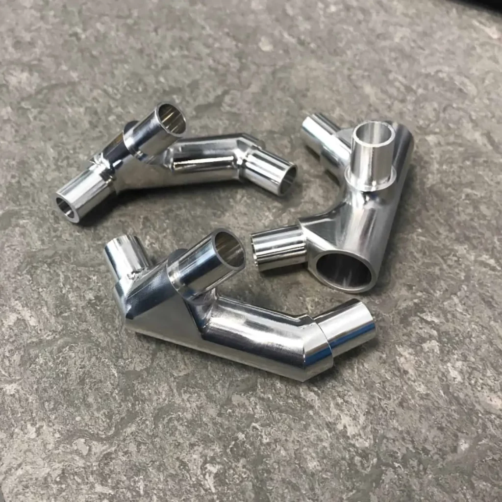 5-axis CNC machined parts produced via Xometry