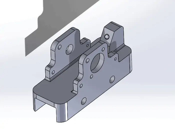 Design of the part that was produced by Xometry