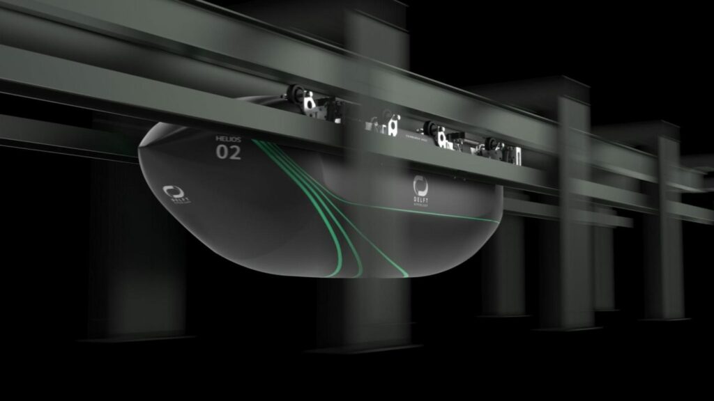 HELIOS II - The newest design of Delft Hyperloop ©