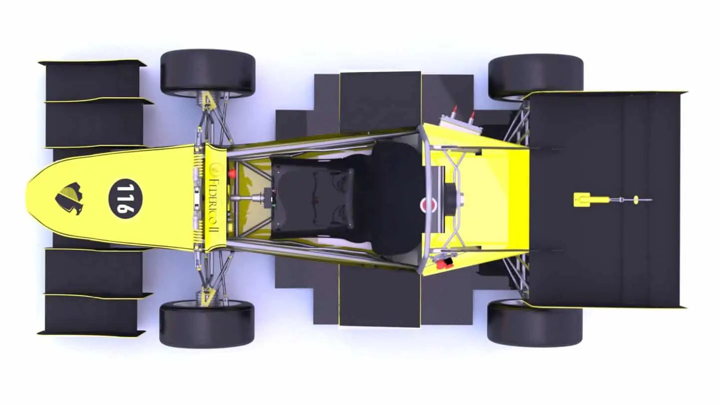 Prototype of UniNa Corse E-Team’s car