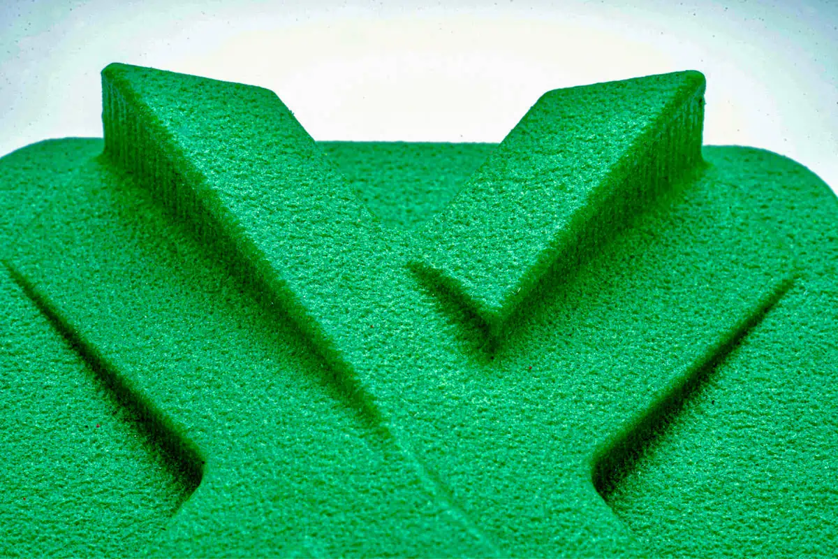 SLS PA 12 dyed, green