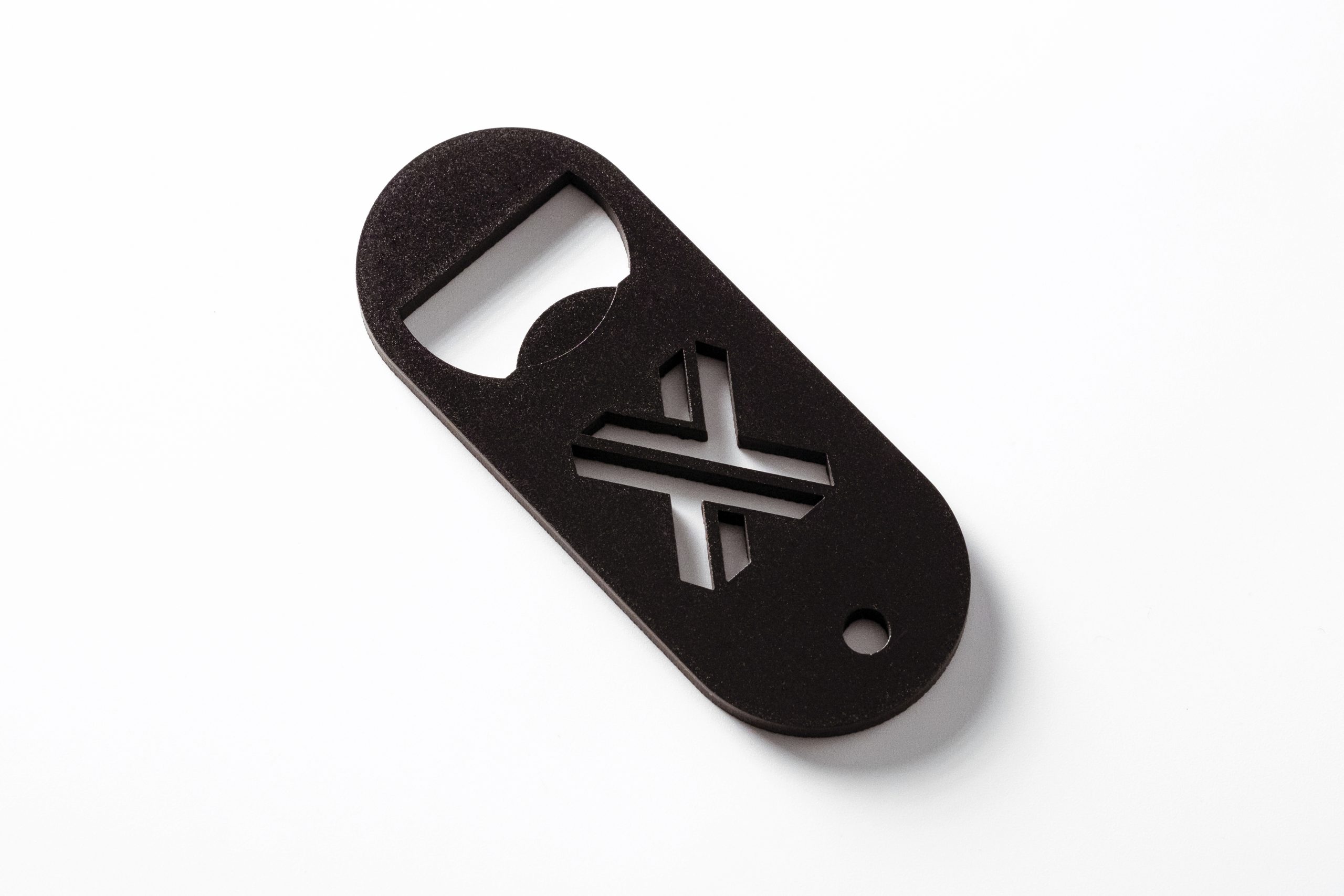 Sheet metal aluminium black anodised part