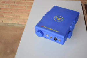 T4i FemtoMachine® PRO field calibrator with a 3D printed case