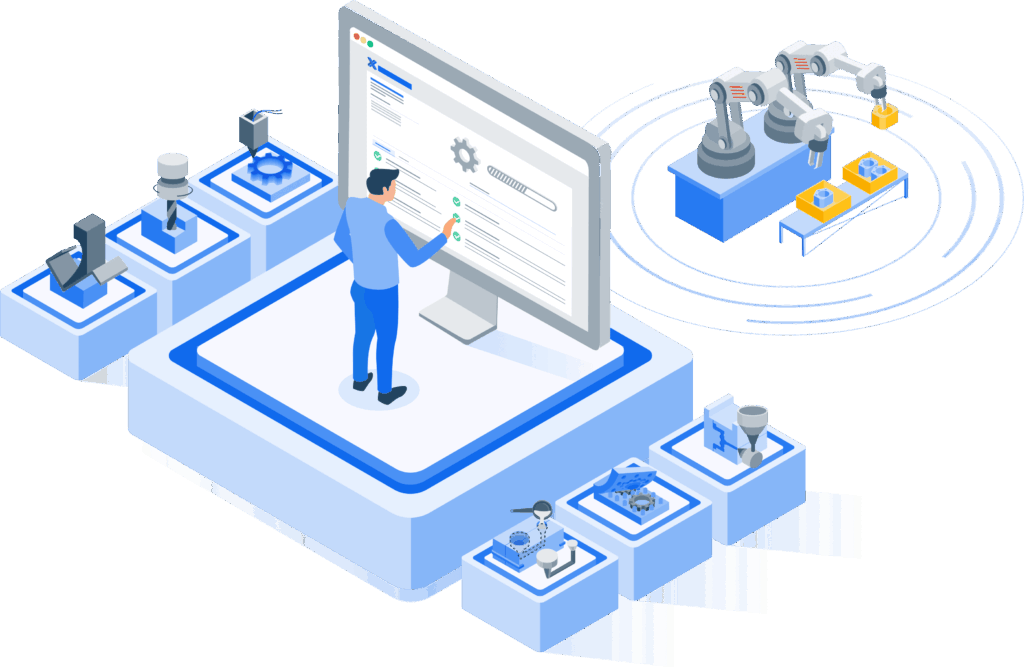 Illustration of manufacturing process selection