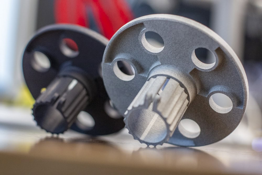 MJF 3D printed parts