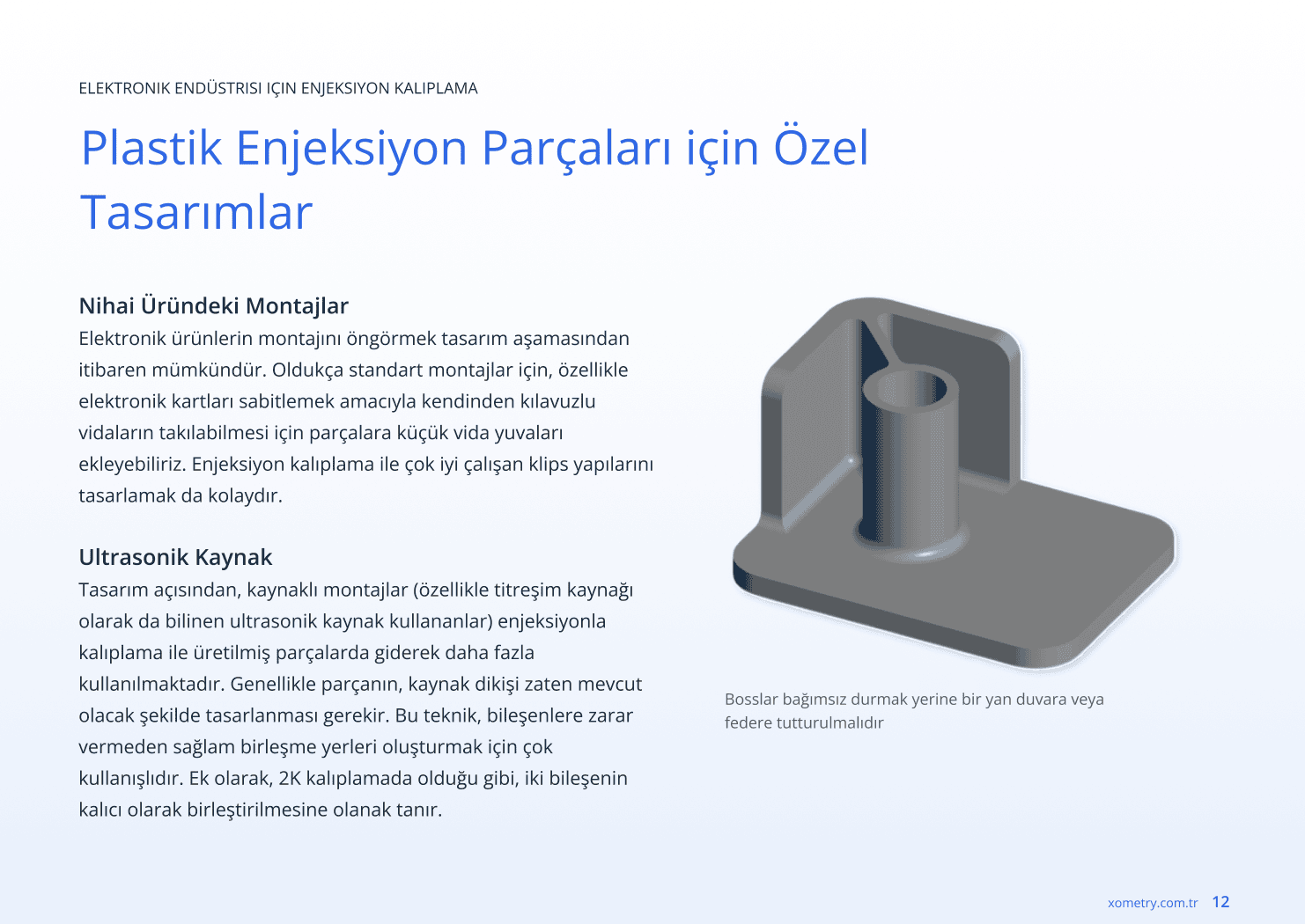 Enjeksiyon kalıplama tasarımı - Xometry Pro ebook