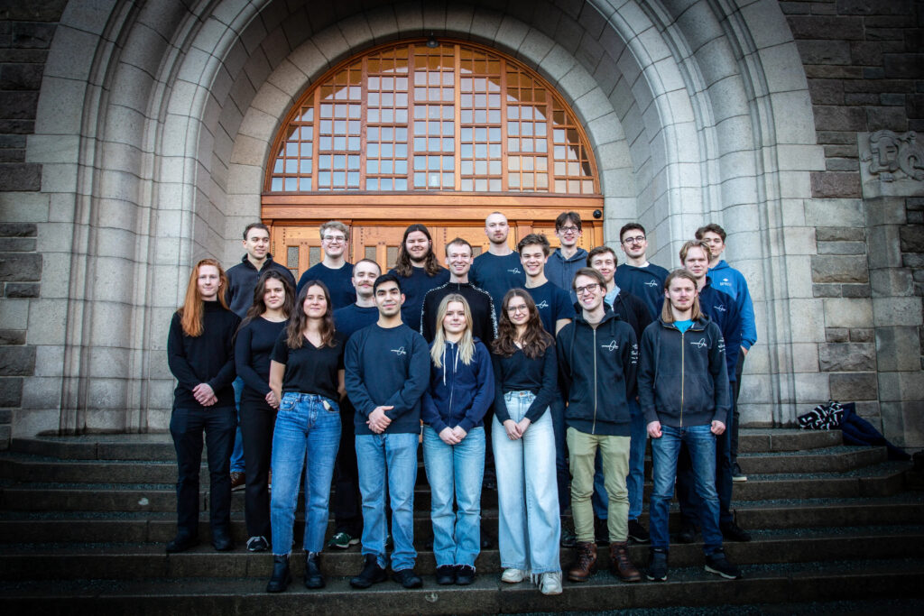 A portion of the 64-member Propulse NTNU team, whose collaborative efforts drive the success of Project Valemon and push the boundaries of student rocketry.©
