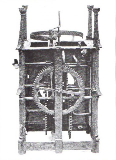 El Reloj Barentsz, encontrado en 1871 en Nova Zembla, ahora en el Rijksmuseum.