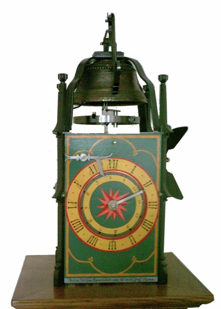 A replica of the Barentsz Clock, showcasing its intricate design and historical significance