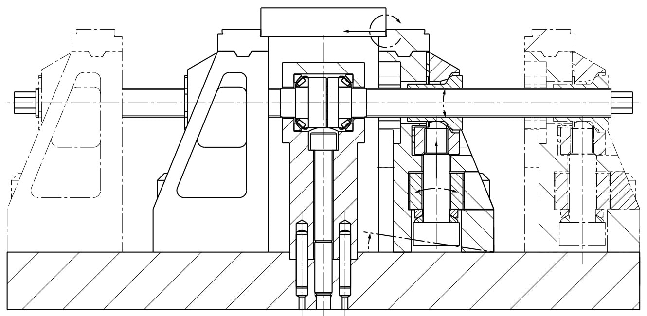 Technical blueprint of Filip Ljevar's patented modular machine vise design for CNC machines
