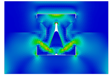 Modular machine vise tested using computer-aided engineering (CAE) simulations