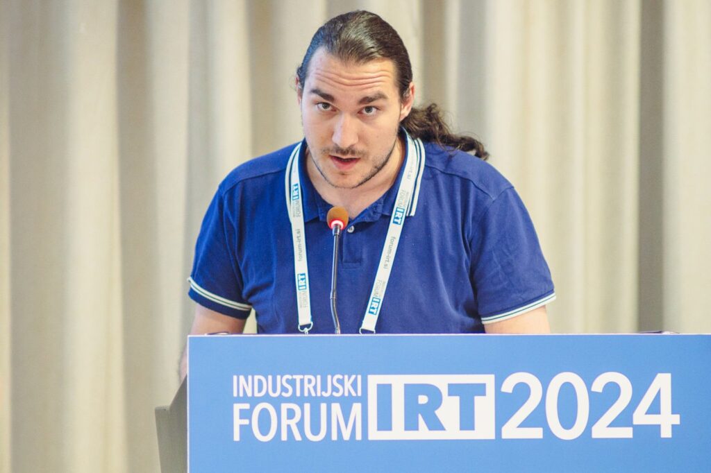 Filip Ljevar at the 15th Industrial Forum IRT 2024