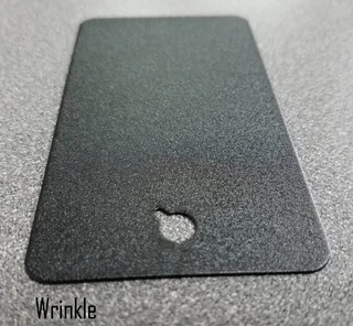 Wrinkle texture finish