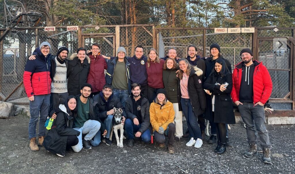 The Project FENRIR team at Luleå University of Technology, a diverse group of students working together to develop an innovative free-fall experiment platform for microgravity research.©