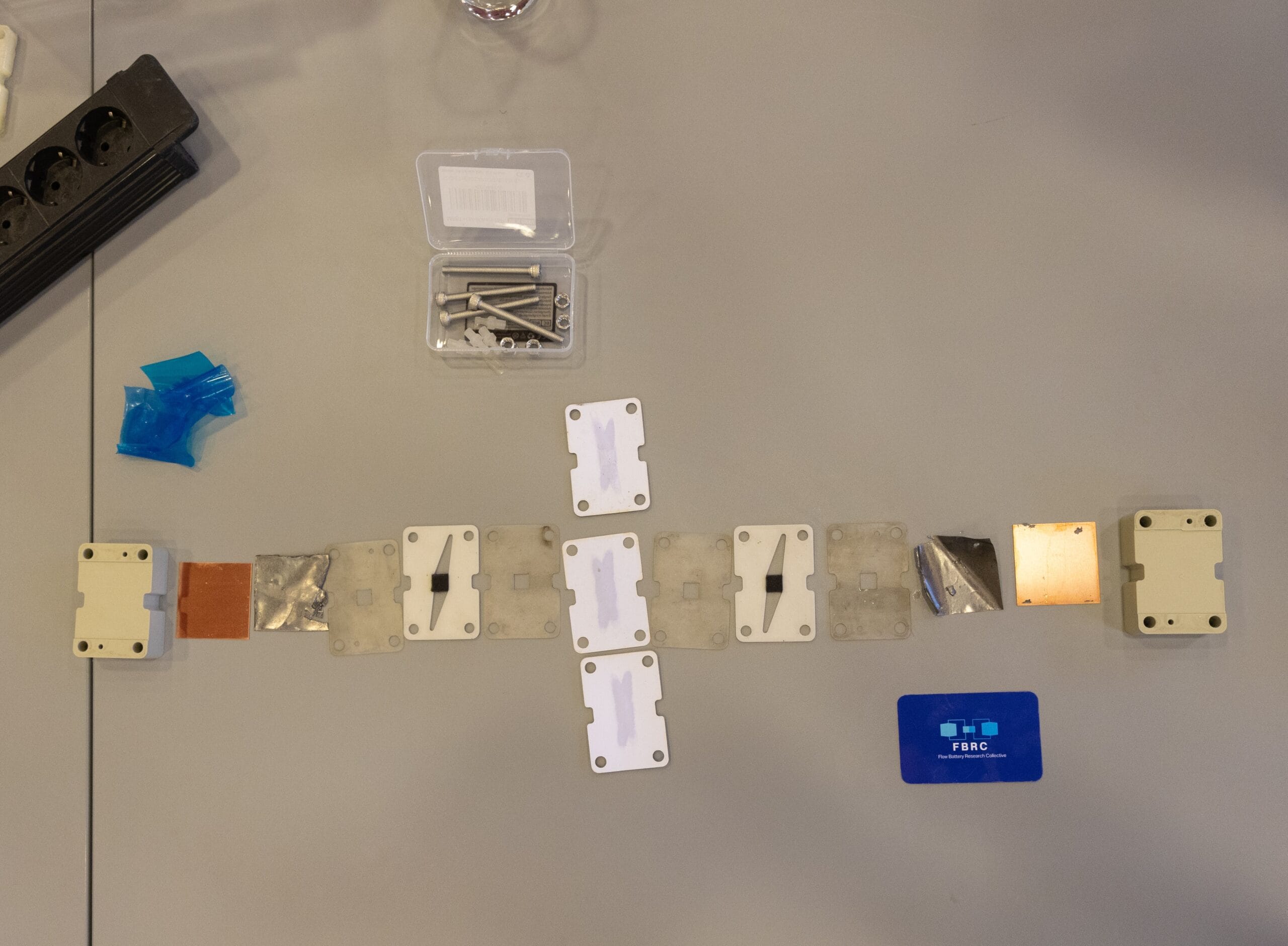 Hardware components of a cell assembled at the workshop