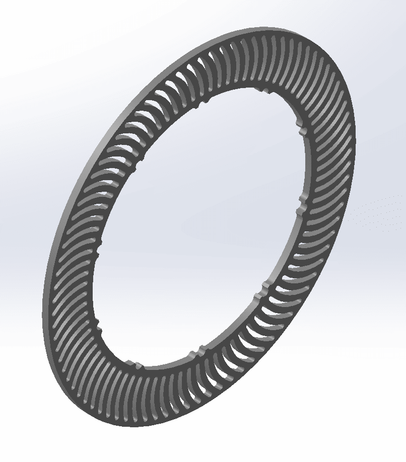 Aluminium hardpoint waterjet drawing, OBR