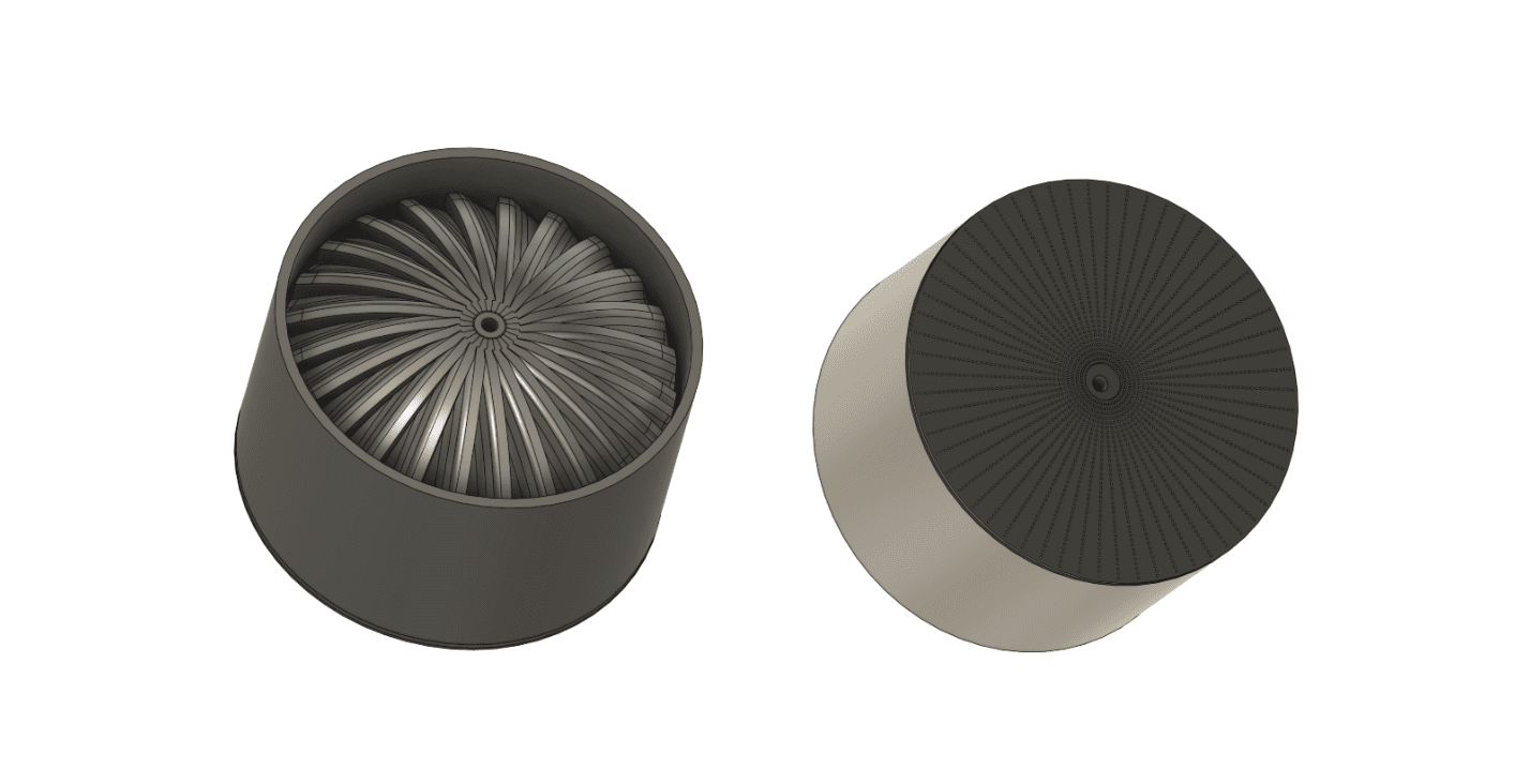 Glass grinder design