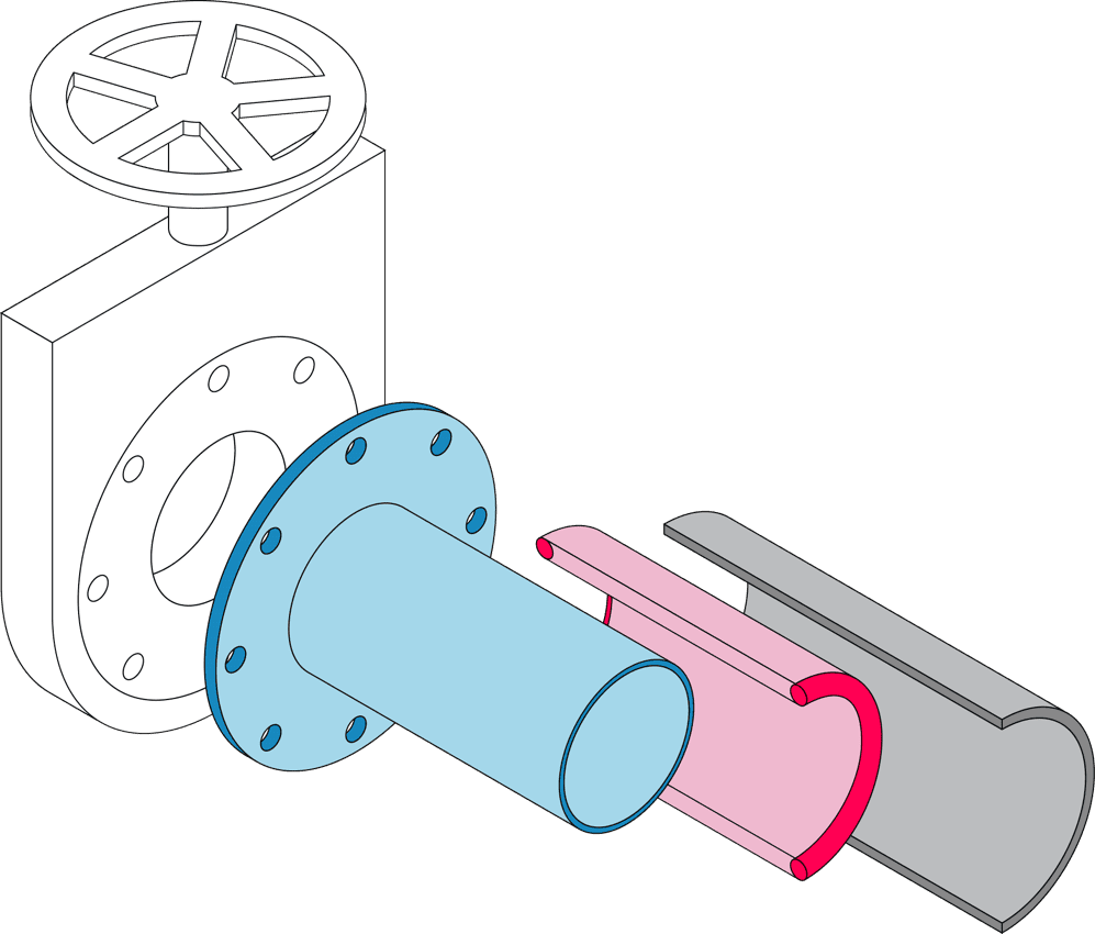 Mock-up of the universal joint design