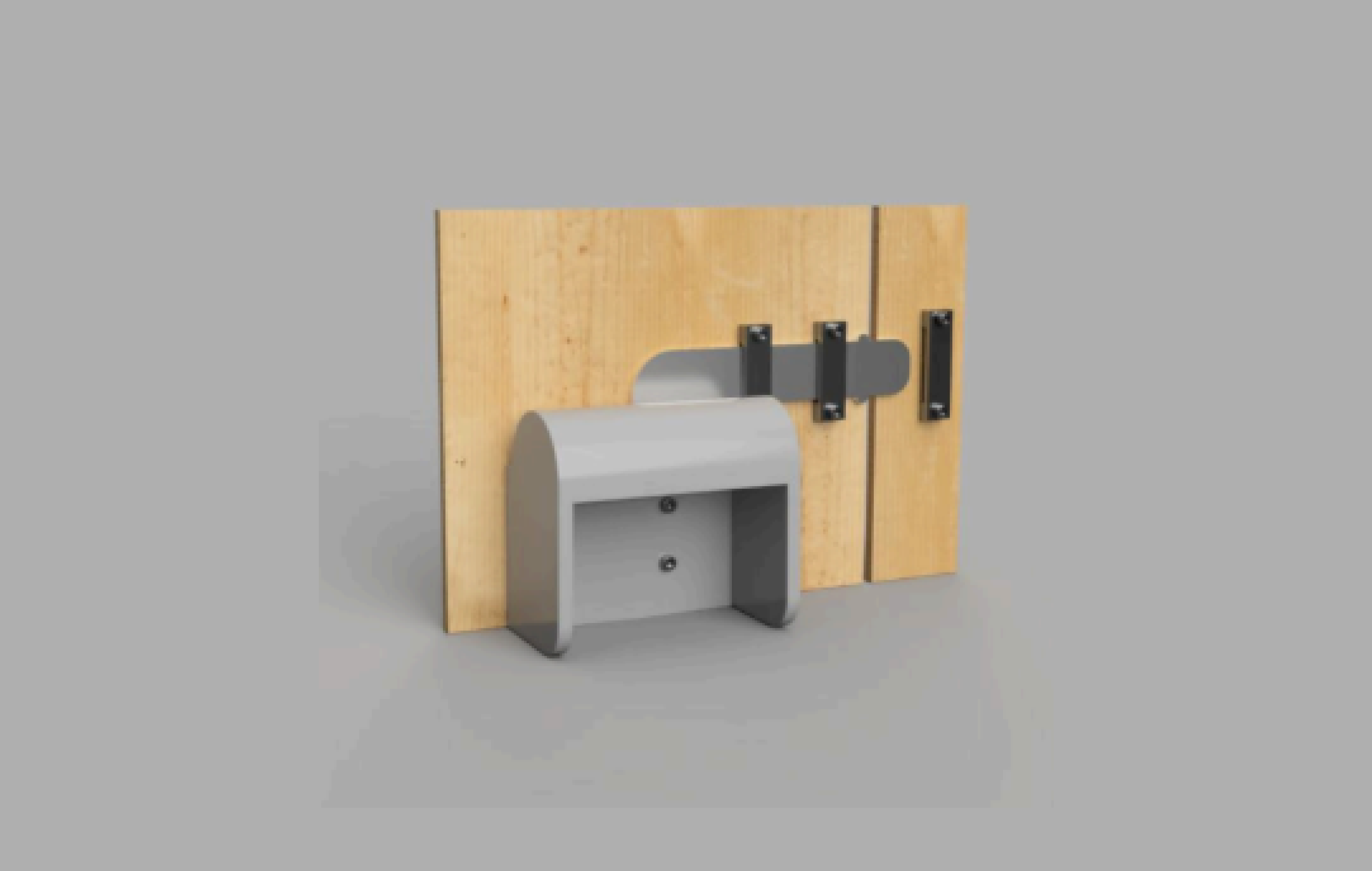 SaniPedal, design of the door slider