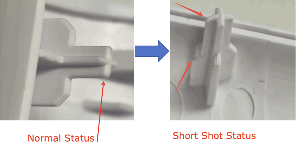 Short shots in Injection Molding