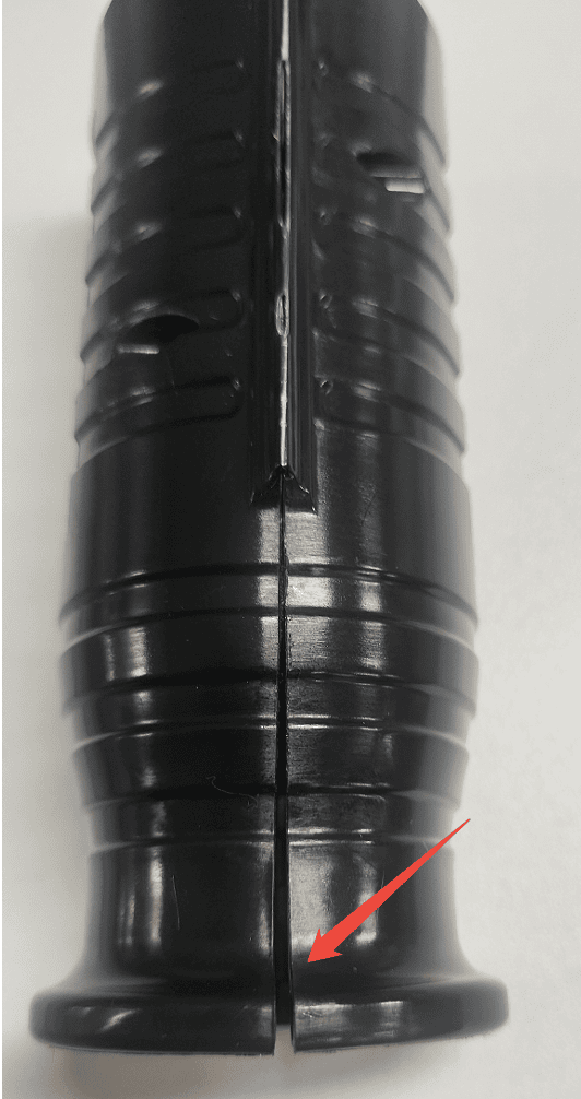 Example of the warping leads to deformation on both sides of the product, resulting in assembly gaps