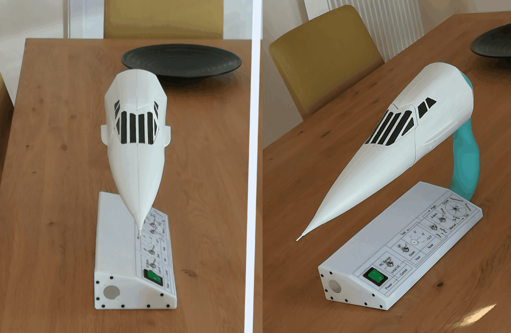 Physical prototype of the Concorde nose
